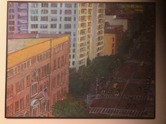 Robert Quackenbush Art - 79th Street, New York City - View from Robert's Apartment