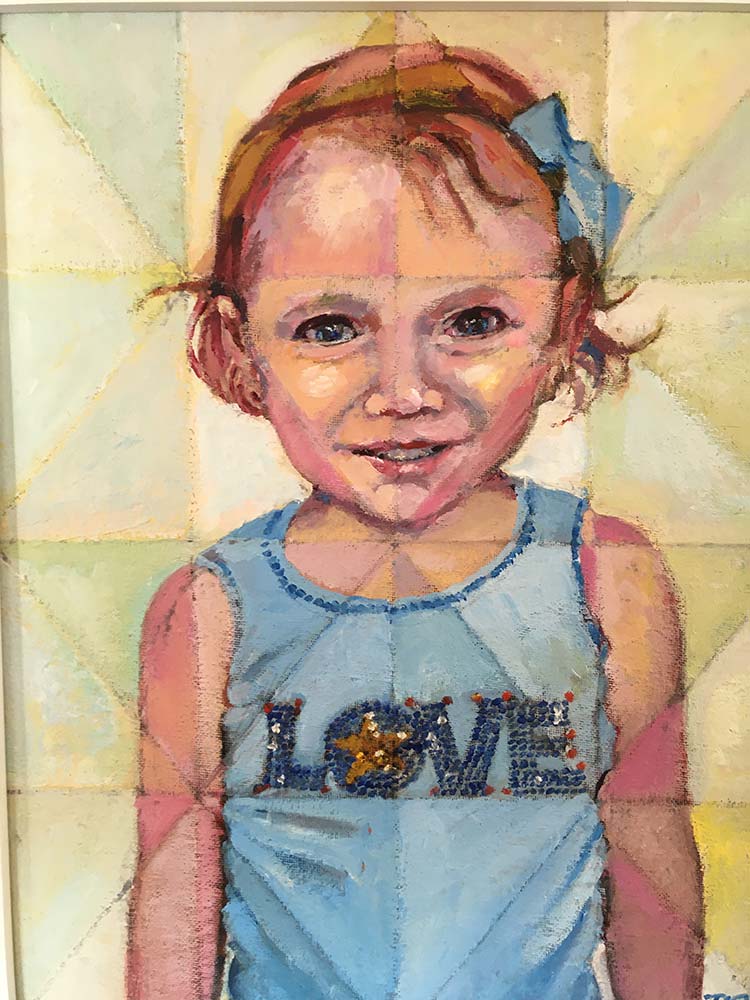 Robert Quackenbush Art - Portrait of Robert's Granddaughter